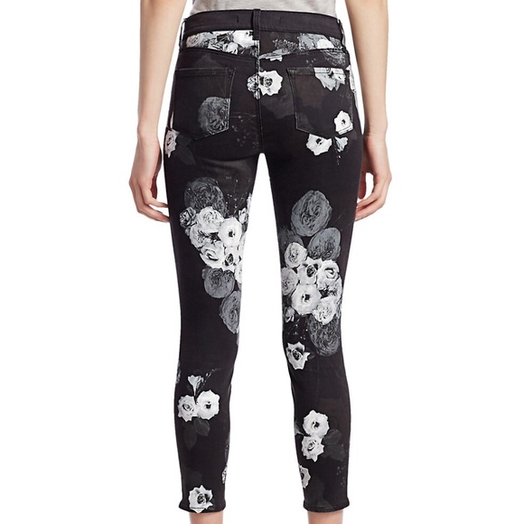 J Brand 835 MID-RISE CROP SKINNY PHOTO READY FLEUR NOIR sz 24 - Picture 2 of 13